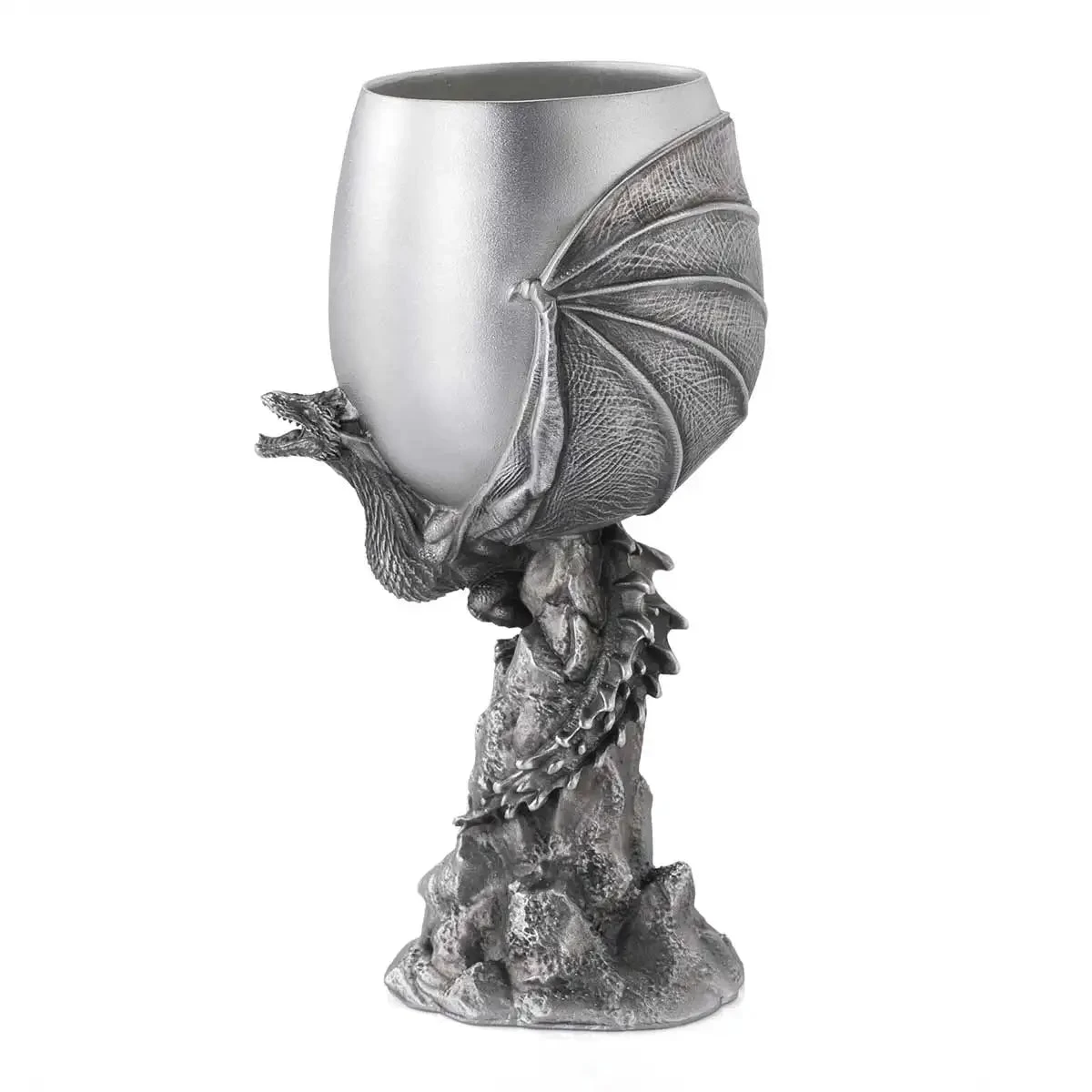 Royal Selangor Collectible Pewter Drogon Goblet 4 Royal Selangor Collectible Pewter Drogon Goblet - Image 4