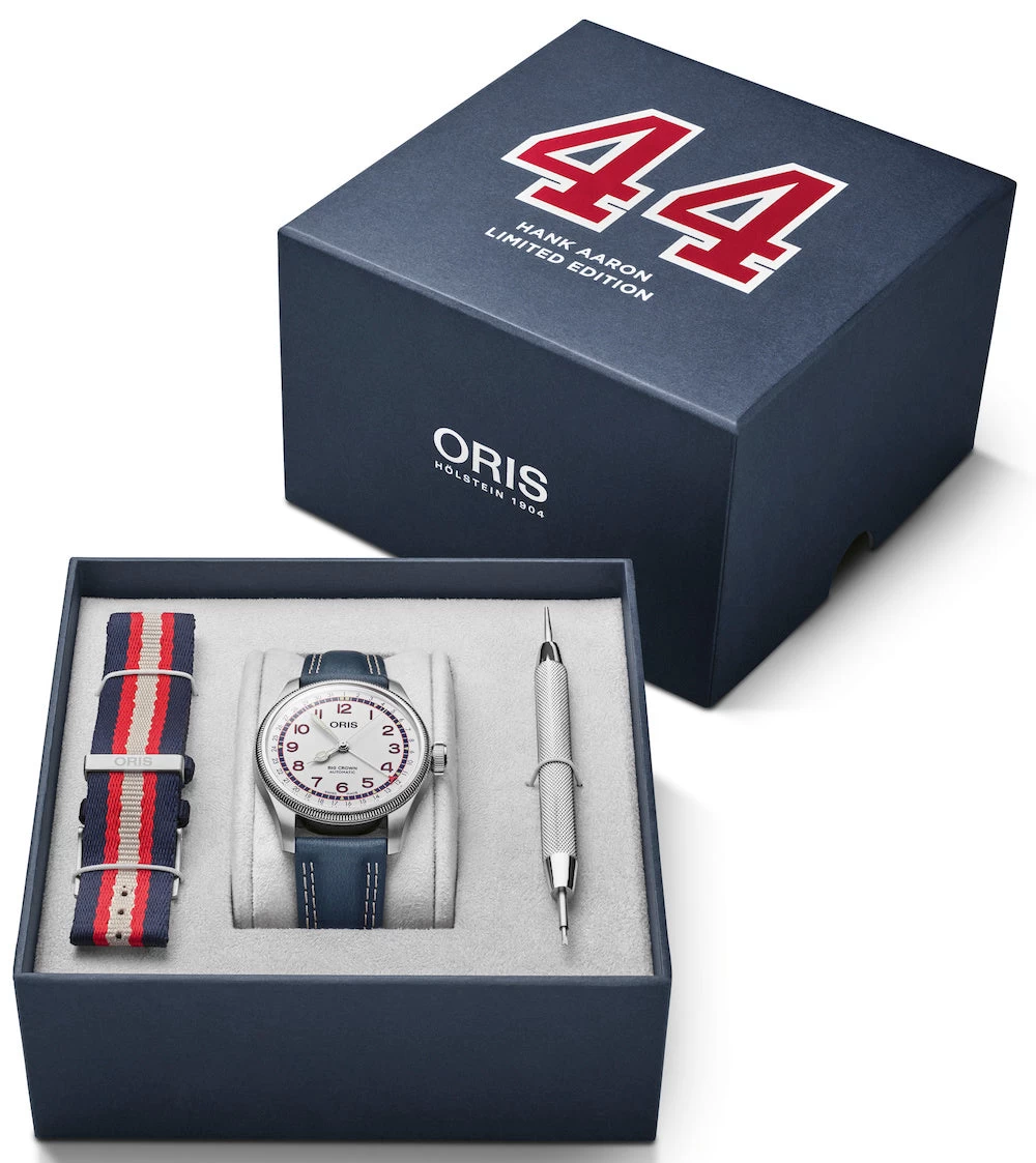 Oris Watch Big Crown Pointer Date Hank Aaron Limited Edition 6 Oris Watch Big Crown Pointer Date Hank Aaron Limited Edition - Image 6