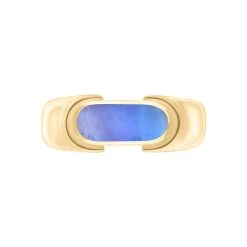 18ct Yellow Gold Moonstone Oval Dodgem Ring 5 18ct Yellow Gold Moonstone Oval Dodgem Ring -Boutique Fashion Accessories Store 18ct Yellow Gold Moonstone oval dodgem ring r075 3