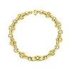 18ct Yellow Gold Multi Link Cable Chain Bracelet