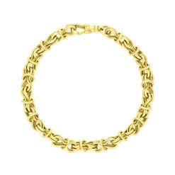 18ct Yellow Gold Multi Link Handmade Bracelet