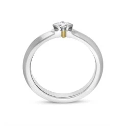 18ct White Gold 0.25ct Diamond Princess Cut Solitaire Ring D -Boutique Fashion Accessories Store 18ct white gold 0 25ct diamond princess cut solitaire ring d RUNQ0000446 3