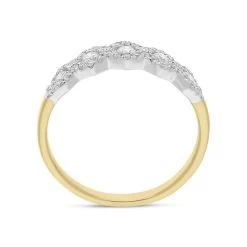 18ct Yellow Gold 0.43ct Diamond Half Eternity Cluster Ring 5 18ct Yellow Gold 0.43ct Diamond Half Eternity Cluster Ring -Boutique Fashion Accessories Store 18ct yellow gold 0 43ct diamond half eternity cluster ring FEU 2570 3