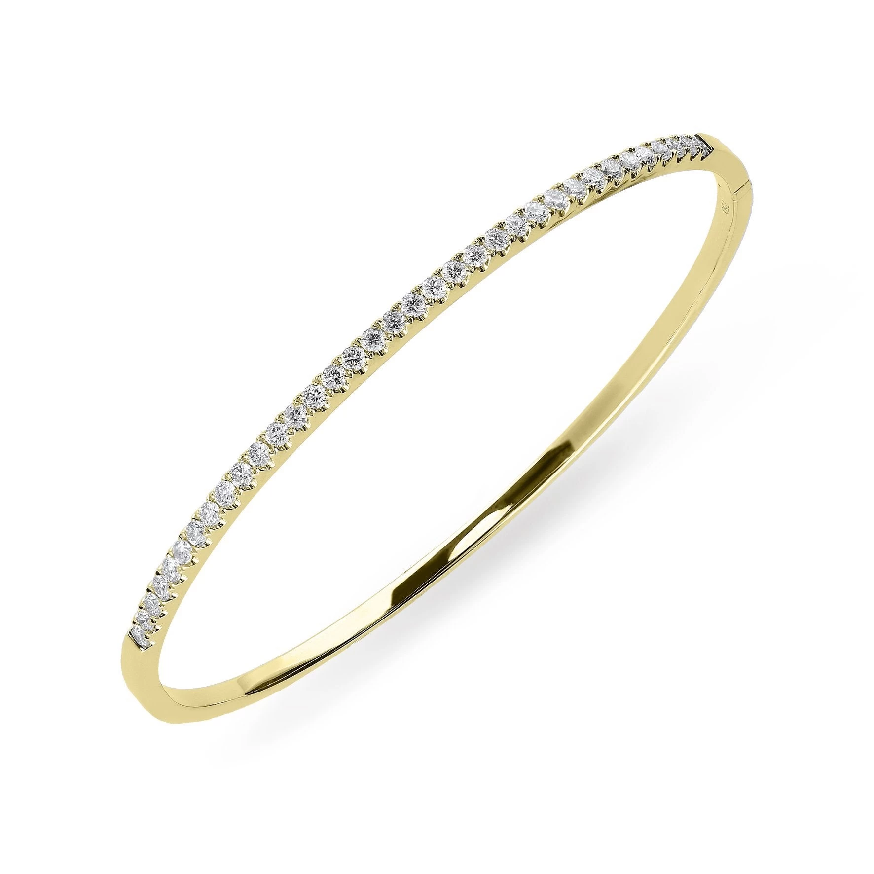 18ct Yellow Gold 0.92ct Diamond Bangle 1 18ct Yellow Gold 0.92ct Diamond Bangle