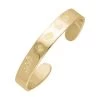 18ct Yellow Gold Hallmark Cuff Bangle
