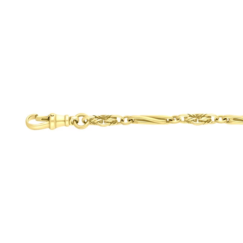 9ct Yellow Gold Twist Byzantine Handmade Bracelet 2 9ct Yellow Gold Twist Byzantine Handmade Bracelet - Image 2