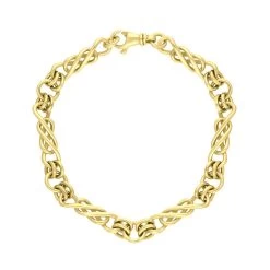 9ct Yellow Gold Celtic Twist Handmade Bracelet