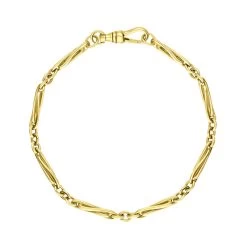 9ct Yellow Gold Handmade Twist Bracelet