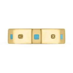 9ct Yellow Gold Turquoise Queen's Jubilee Hallmark Princess Cut 6mm Ring -Boutique Fashion Accessories Store 9ct yellow gold turquoise jubilee hallmark collection princess cut 6mm ring r1199 6 jfh 3 b6acba47 a8c1 4dd6 8bc6 8cd561782c12