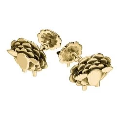 9ct Yellow Gold Sheep Chain Link Cufflinks