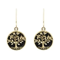 9ct Yellow Gold Whitby Jet Round Large Leaves Tree Of Life Two Piece Set -Boutique Fashion Accessories Store 9ctYellowGoldWhitbyJetRoundLargeLeavesTreeofLifeTwoPieceSet S062. 5d24e922 dabe 4548 a8c6 aead1ece406c
