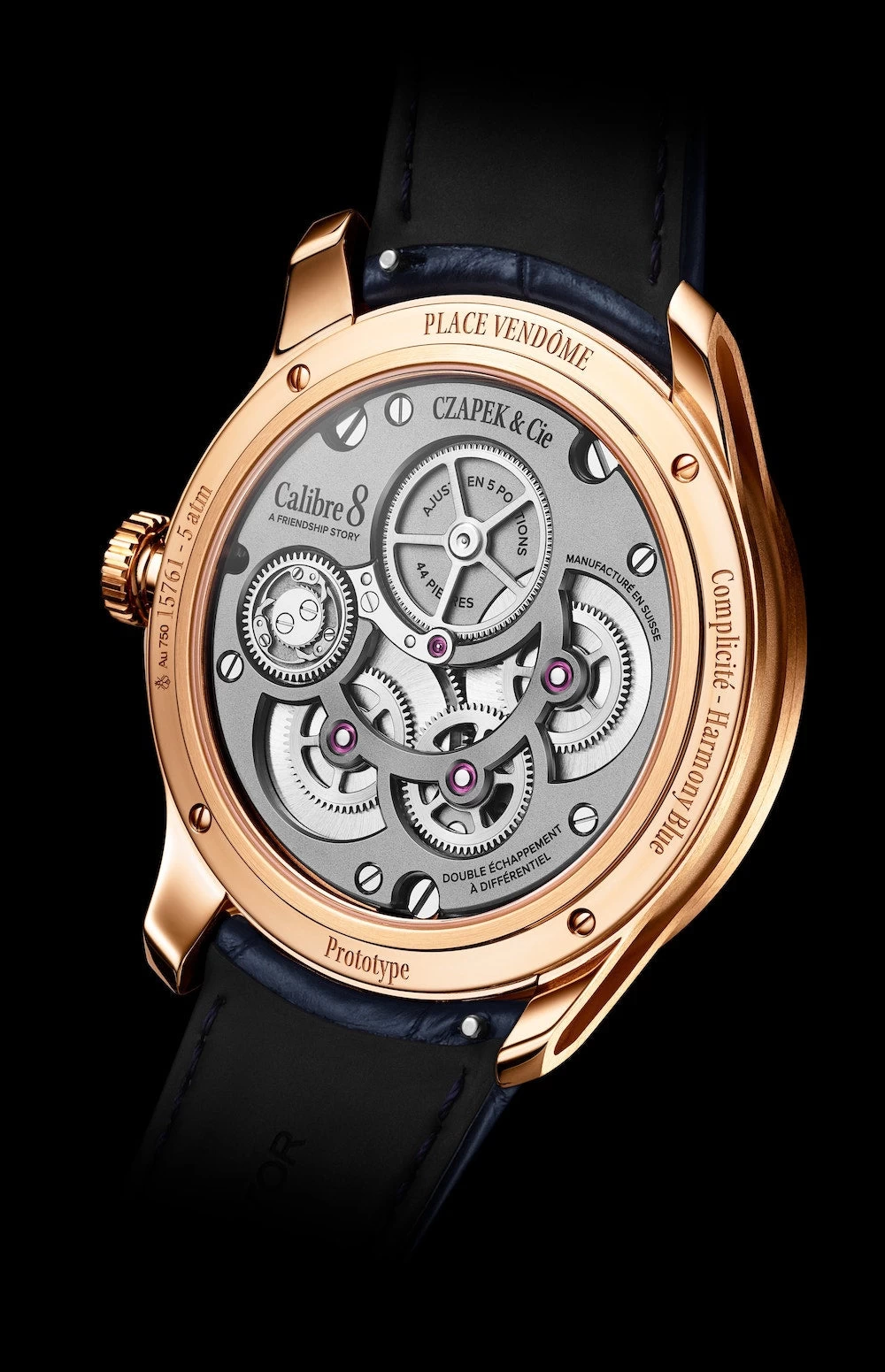 Czapek Watch Place Vendome Complicite Harmony Blue Limited Edition 5 Czapek Watch Place Vendome Complicite Harmony Blue Limited Edition - Image 5