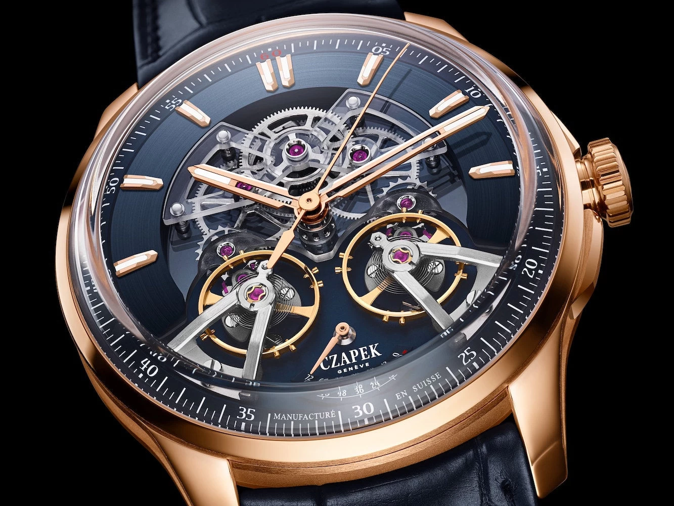 Czapek Watch Place Vendome Complicite Harmony Blue Limited Edition 2 Czapek Watch Place Vendome Complicite Harmony Blue Limited Edition - Image 2