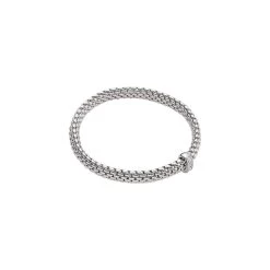 Fope Vendome 18ct White Gold 0.35ct Diamond Flexible Bracelet
