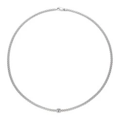 Fope Flex'itPrima 18ct White Gold 0.12ct Diamond Necklace