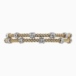 Fope Flex'it Prima 18ct Yellow Gold 0.37ct Diamond Two Row Bracelet 6 Fope Flex'it Prima 18ct Yellow Gold 0.37ct Diamond Two Row Bracelet -Boutique Fashion Accessories Store FopeFlex itPrima18ctYellowGold0.37ctDiamondTwoRowBracelet 747B 2FBBR 3