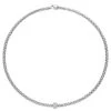 Fope Flex'it Solo 18ct White Gold 0.29ct Diamond Necklace