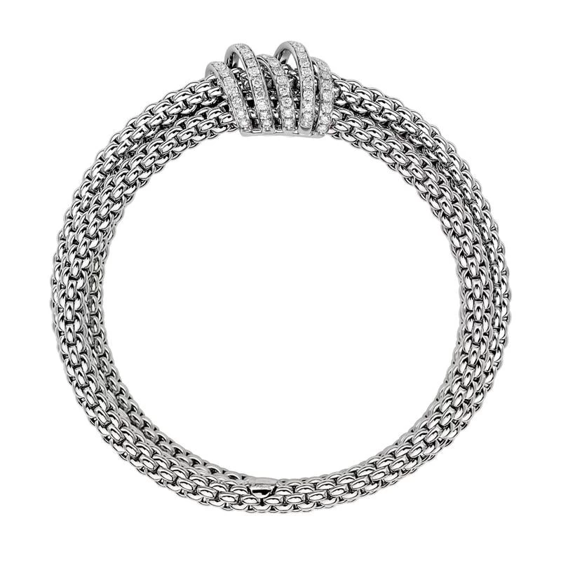 Fope Mialuce 18ct White Gold 1.20ct Diamond Bracelet 1 Fope Mialuce 18ct White Gold 1.20ct Diamond Bracelet