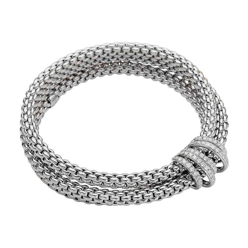 Fope Mialuce 18ct White Gold 1.20ct Diamond Bracelet 2 Fope Mialuce 18ct White Gold 1.20ct Diamond Bracelet - Image 2