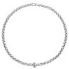 Fope Eka 18ct White Gold 0.21ct Diamond Necklace