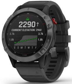 Garmin Watch Fenix 6 Pro Solar Slate Grey With Black Band D -Boutique Fashion Accessories Store GarminWatchFenix6ProSolarSlateGrayWithBlackBand010 02410 154