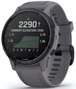 Garmin Watch Fenix 6S Pro Solar Amethyst With Shale Band D