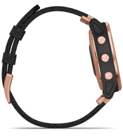Garmin Watch Fenix 6S Sapphire Rose Gold Nylon Band D -Boutique Fashion Accessories Store GarminWatchFenix6SSapphireRoseGoldNylonBand010 02159 373