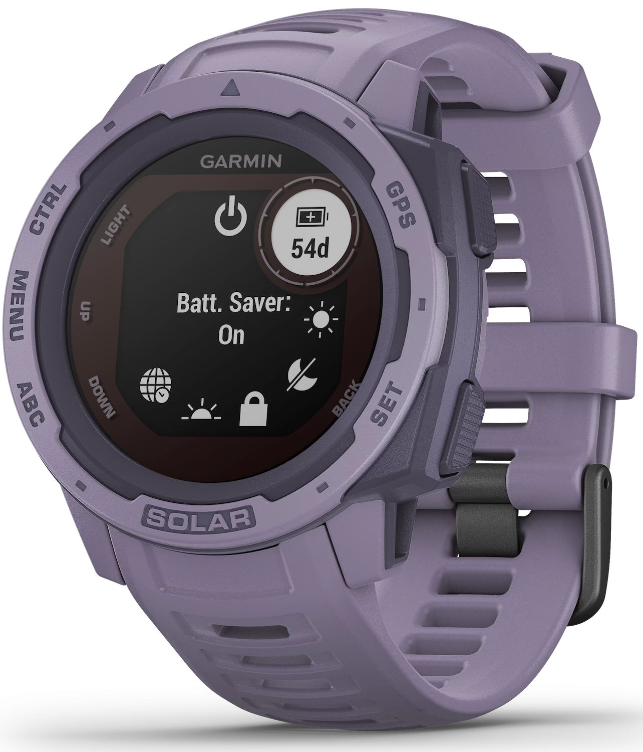 Garmin Watch Instinct Solar Orchid D 1 Garmin Watch Instinct Solar Orchid D