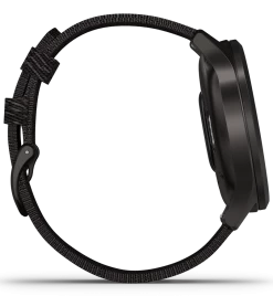Garmin Watch Vivomove Style Graphite Aluminium Case Black Pepper Nylon -Boutique Fashion Accessories Store GarminWatchVivomoveStyleGraphiteAluminiumCaseBlackPepperNylon010 02240 033 e9d0a03f d127 43f3 a209 83953994dc92