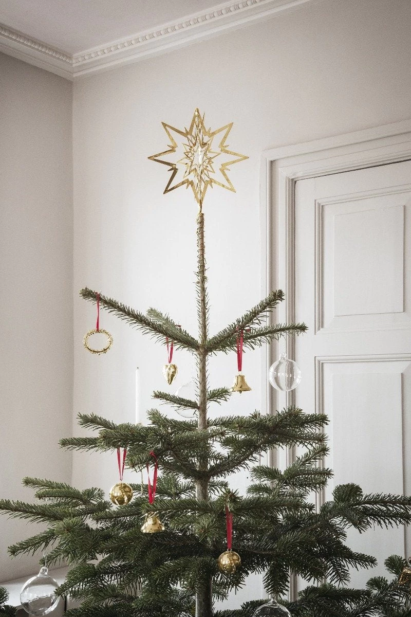 Georg Jensen Palladium Plated Brass Star Christmas Tree Topper 2 Georg Jensen Palladium Plated Brass Star Christmas Tree Topper - Image 2