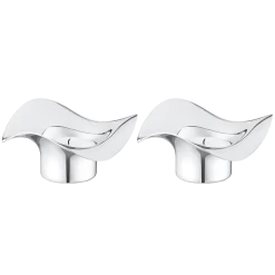 Georg Jensen Cobra Set Of Two Tealight Holders