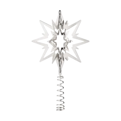 Georg Jensen Palladium Plated Brass Star Christmas Tree Topper
