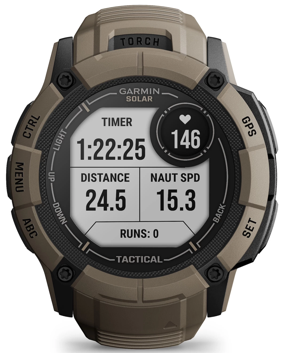 Garmin Watch Instinct 2X Solar Tactical Edition Coyote Tan 6 Garmin Watch Instinct 2X Solar Tactical Edition Coyote Tan - Image 6