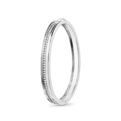Ksenia Mirella Regina 18ct White Gold 0.76ct Diamond Bangle