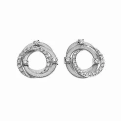 Marco Bicego Goa 18ct White Gold 0.42ct Diamond Earrings