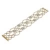 Marco Bicego Marrakech Onde 18ct Yellow Gold Diamond Flower Bracelet