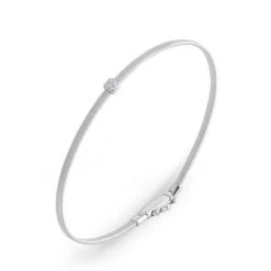 Marco Bicego Masai 18ct White Gold 0.03ct Diamond Bracelet