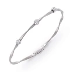 Marco Bicego Marrakech 18ct White Gold 0.35ct Diamond Bracelet