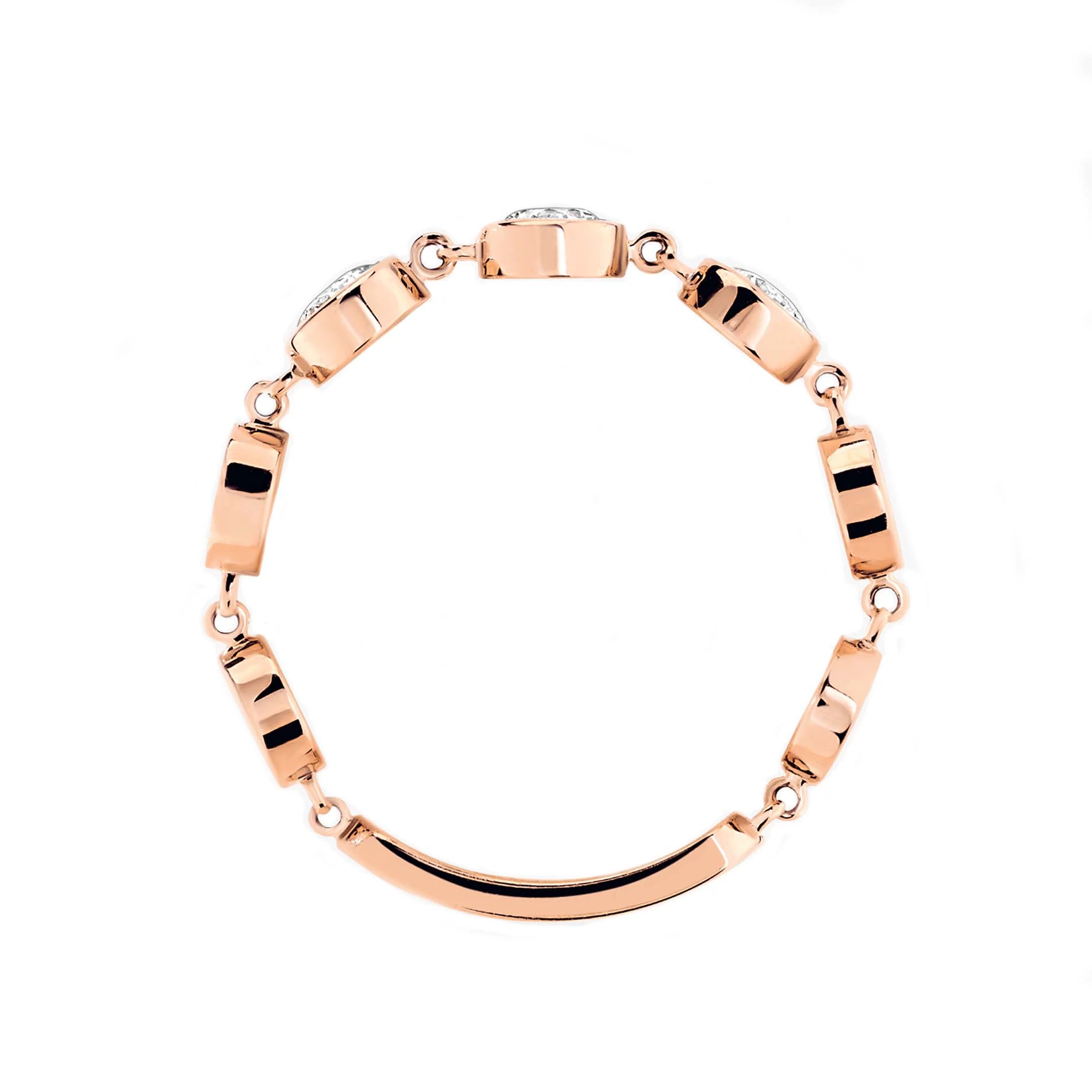 Messika D-Vibes 18ct Rose Gold Diamond Ring - Image 3