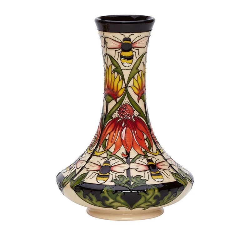 Moorcroft Limited Edition Just Bee-Cause Vase D 1 Moorcroft Limited Edition Just Bee-Cause Vase D