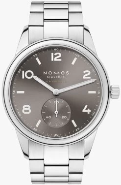 Nomos Glashutte Watch Club Sport Neomatik 39 Ember Smoke Crystal