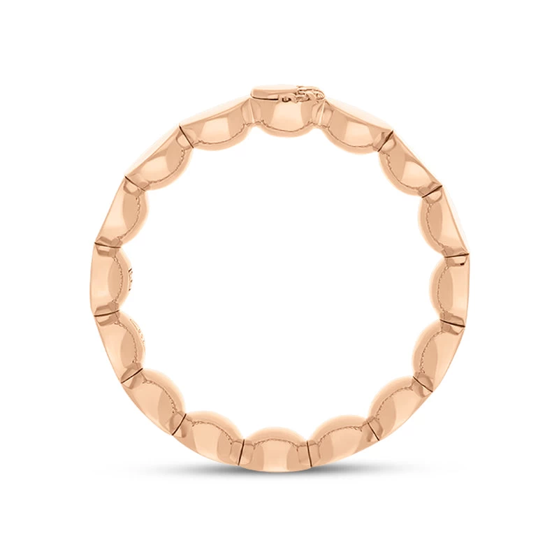 Pasquale Bruni Luce 18ct Rose Gold 0.05ct Diamond Half Moon Small Ring D 2 Pasquale Bruni Luce 18ct Rose Gold 0.05ct Diamond Half Moon Small Ring D - Image 2