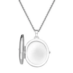 Sterling Silver Cubic Zirconia Star Centre Oval Keepsake Locket -Boutique Fashion Accessories Store PD01 SILV 000 P2630 2 38d785dc d901 4197 8fc4 15a3f0f287a4