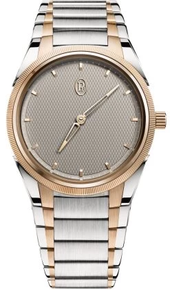 Parmigiani Fleurier Watch Tonda PF Automatic Steel Rose Gold Sand Grey