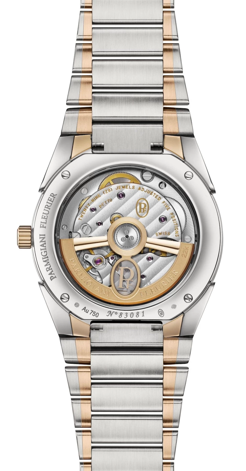 Parmigiani Fleurier Watch Tonda PF Automatic Steel Rose Gold Sand Grey 3 Parmigiani Fleurier Watch Tonda PF Automatic Steel Rose Gold Sand Grey - Image 3