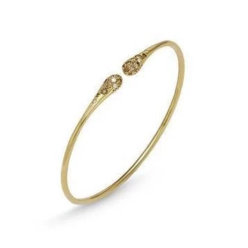 Ponte Vecchio Iside Flex 18ct Yellow Gold 0.54ct Brown Diamond Bangle