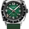 Duckworth Prestex Watch Rivington GMT Green Fume Green Rubber Pre-Order