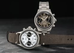 Sinn Watch 356 Pilot Classic W H-Link Bracelet -Boutique Fashion Accessories Store SINN 356 FLIEGER Klassik W AS E quer CMYK