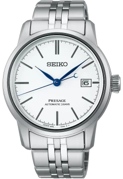 Seiko Presage Watch Pure White Enamel