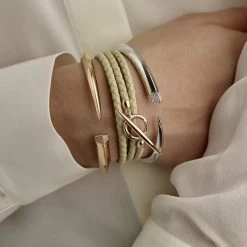 Shaun Leane Sabre 18ct Rose Gold Plated Vermeil Silver Diamond Tusk Bangle D -Boutique Fashion Accessories Store ShaunLeaneSabreRoseGoldVermeilDiamondTuskBangle SA024.RVWHBZ